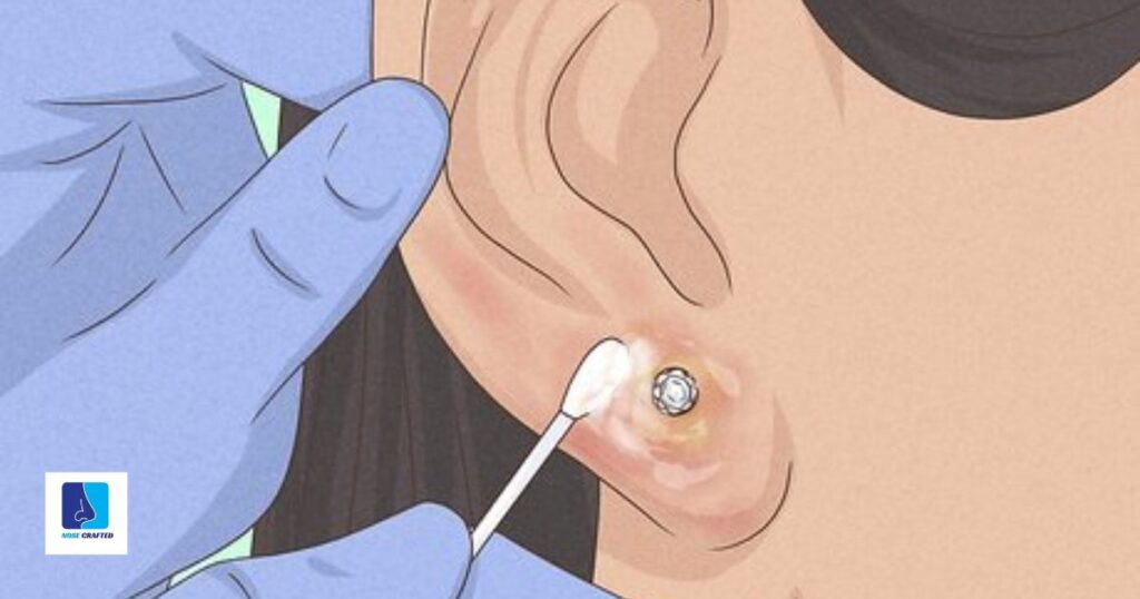 Cleaning the Piercing