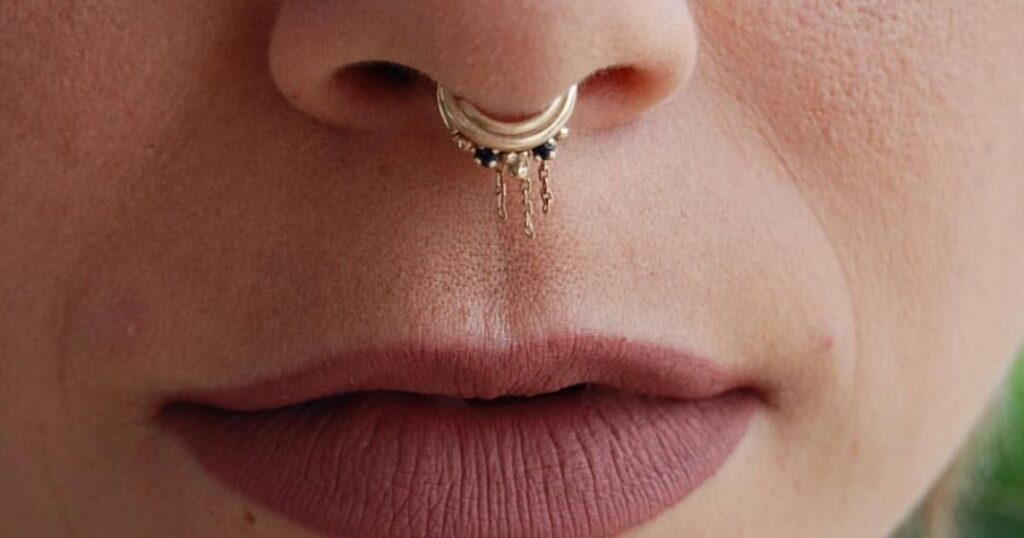 How long does a septum piercing take to heal?