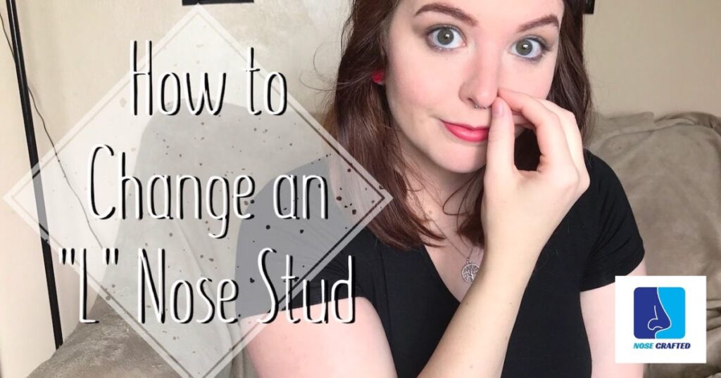 How To Remove Your L Shaped Nose Stud
