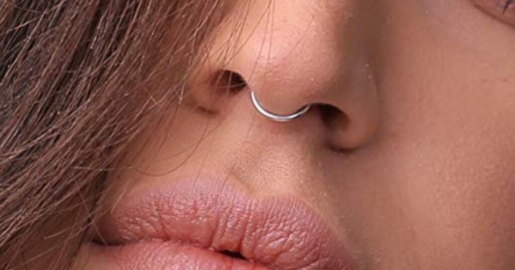 What is a septum piercing?