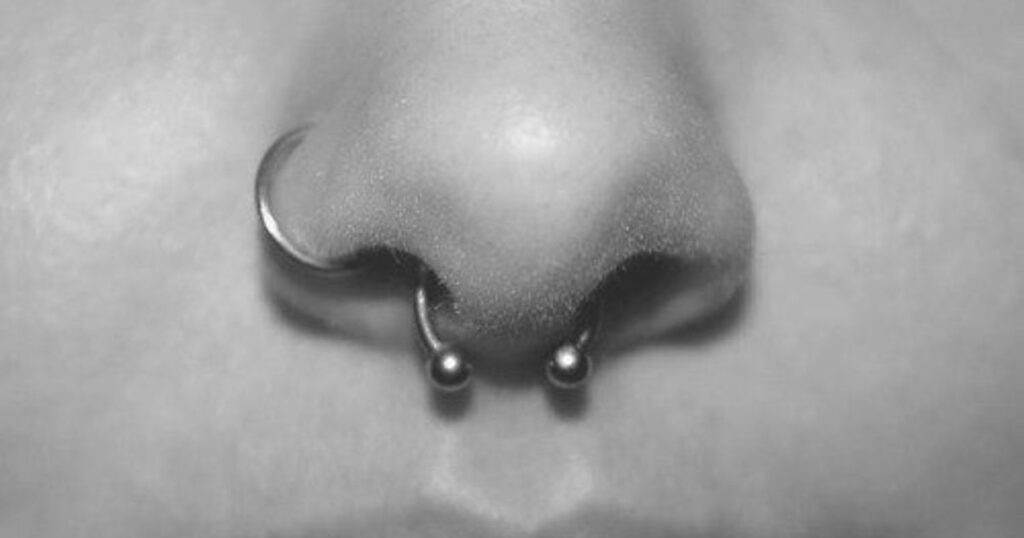 Nose Piercing Closed From The Inside